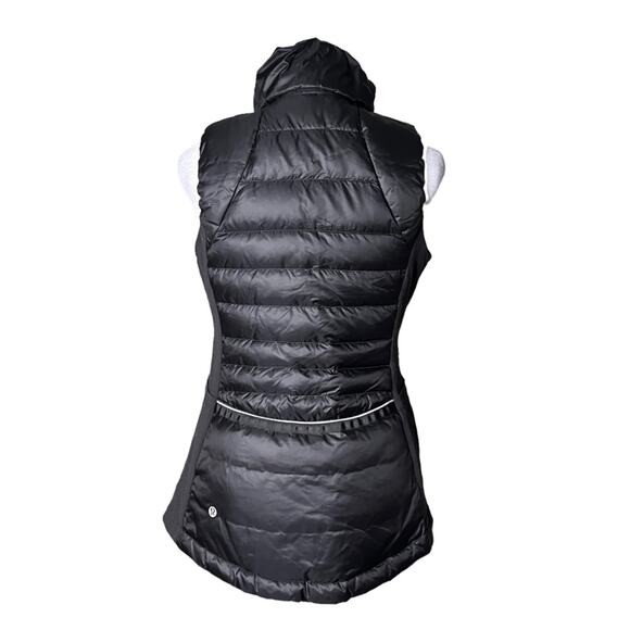 Lululemon Down For It All Puffer Vest Black sz 4 - Picture 2 of 12